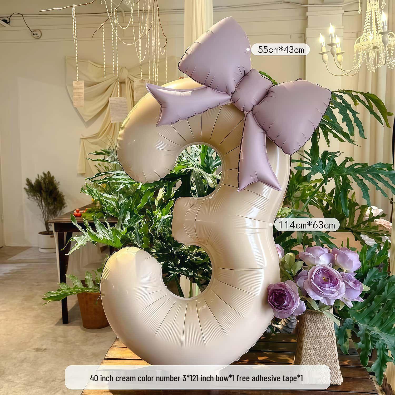 40-дюймовые розовые и кремовые шары на день рождения с бантом в виде цифры - Реквизит для фото на улице
40-дюймовые розовые и кремовые шары на день рождения с бантом в виде цифры - Реквизит для фото на улице