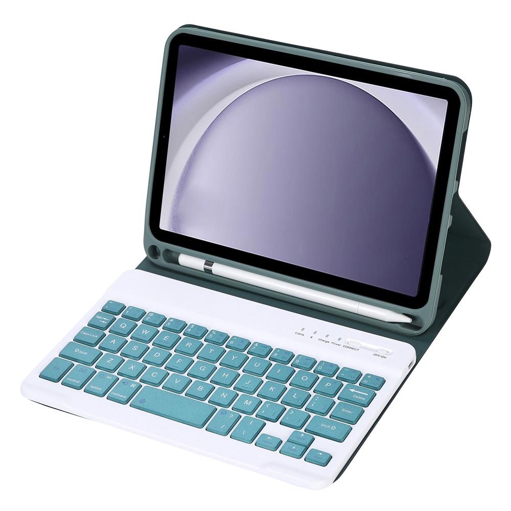 SK-X115 For Samsung Galaxy Tab A9 SM-X110/X115 Bluetooth-compatible Keyboard Shockproof Case Leather Flip Tablet Cover Midnight Green
SK-X115 For Samsung Galaxy Tab A9 SM-X110/X115 Bluetooth-compatible Keyboard Shockproof Case Leather Flip Tablet Cover Midnight Green