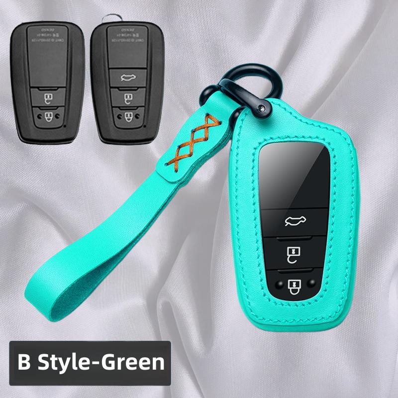 Leather Remote Car Key Case Cover Shell 2/3 Button Key for Toyota Camry CHR Corolla RAV4 Avalon Land Cruiser Prado Prius 2017 - 2022 зелений
Leather Remote Car Key Case Cover Shell 2/3 Button Key for Toyota Camry CHR Corolla RAV4 Avalon Land Cruiser Prado Prius 2017 - 2022 зелений