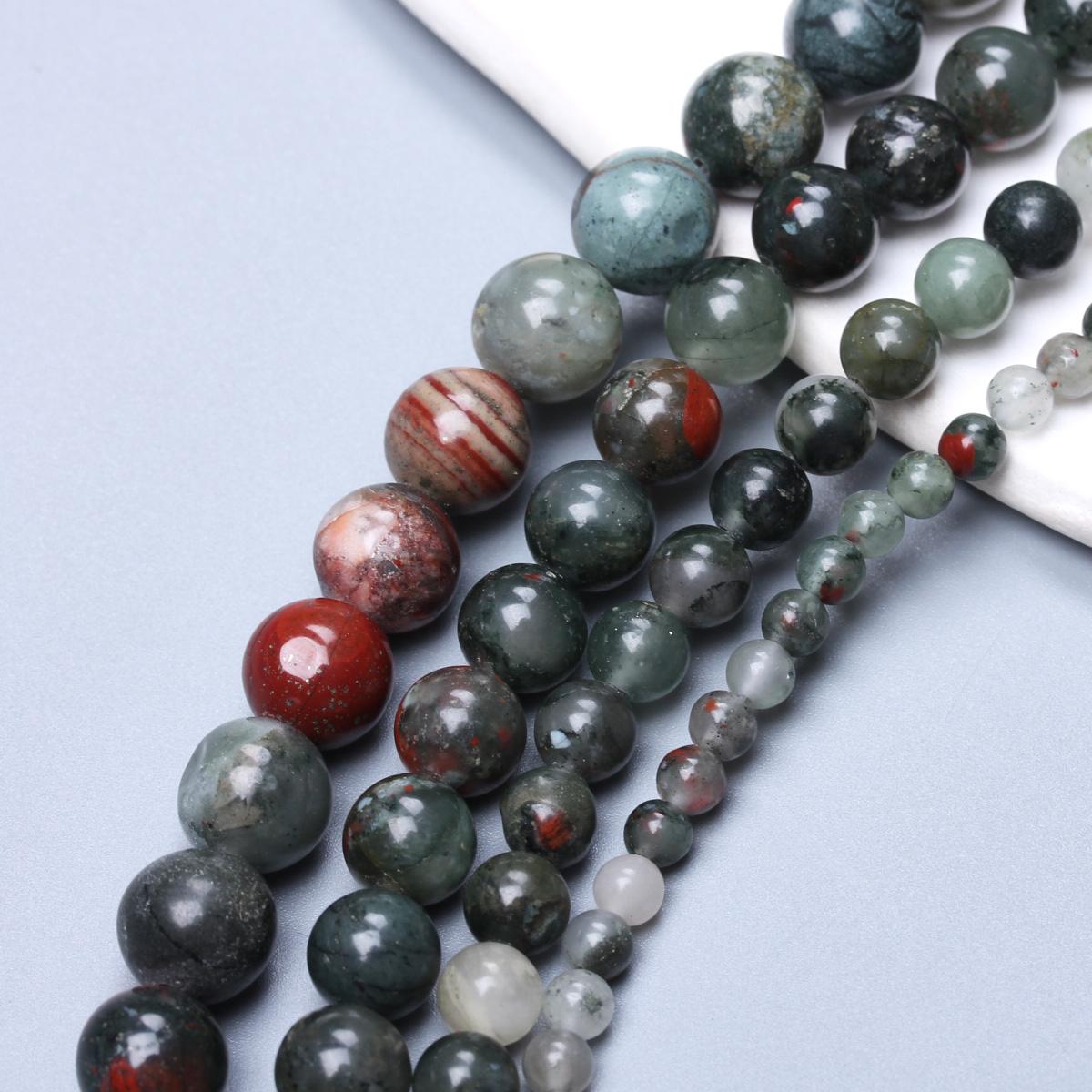 20-40pcs African Blood Stone Beads Fashion Natural Key Chain Bracelet Necklace Jewelry Making DIY 4/6/8/10mm Accessories Beaded Material Accessories
20-40pcs African Blood Stone Beads Fashion Natural Key Chain Bracelet Necklace Jewelry Making DIY 4/6/8/10mm Accessories Beaded Material Accessories