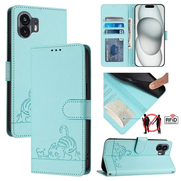 YB Imprinting Series-9 for Nothing Phone (2a) Case RFID Blocking Leather Phone Cover with Wallet
YB Imprinting Series-9 for Nothing Phone (2a) Case RFID Blocking Leather Phone Cover with Wallet