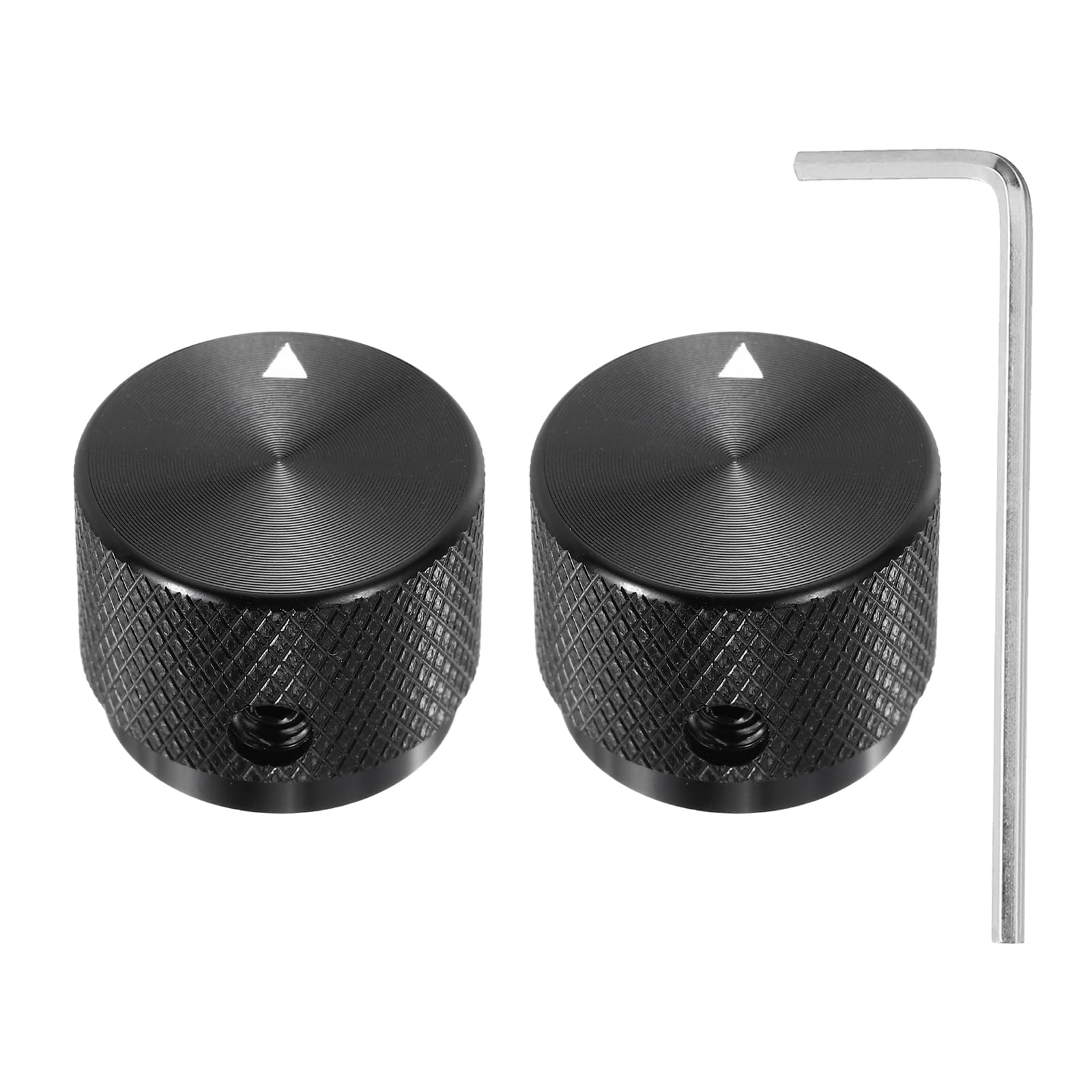 uxcell 2pcs Aluminum Potentiometer Inner Diameter x Outer Diameter x Universal Volume and Tone Control Knobs for Guitar and Bass with Arrow Black
uxcell 2pcs Aluminum Potentiometer Inner Diameter x Outer Diameter x Universal Volume and Tone Control Knobs for Guitar and Bass with Arrow Black