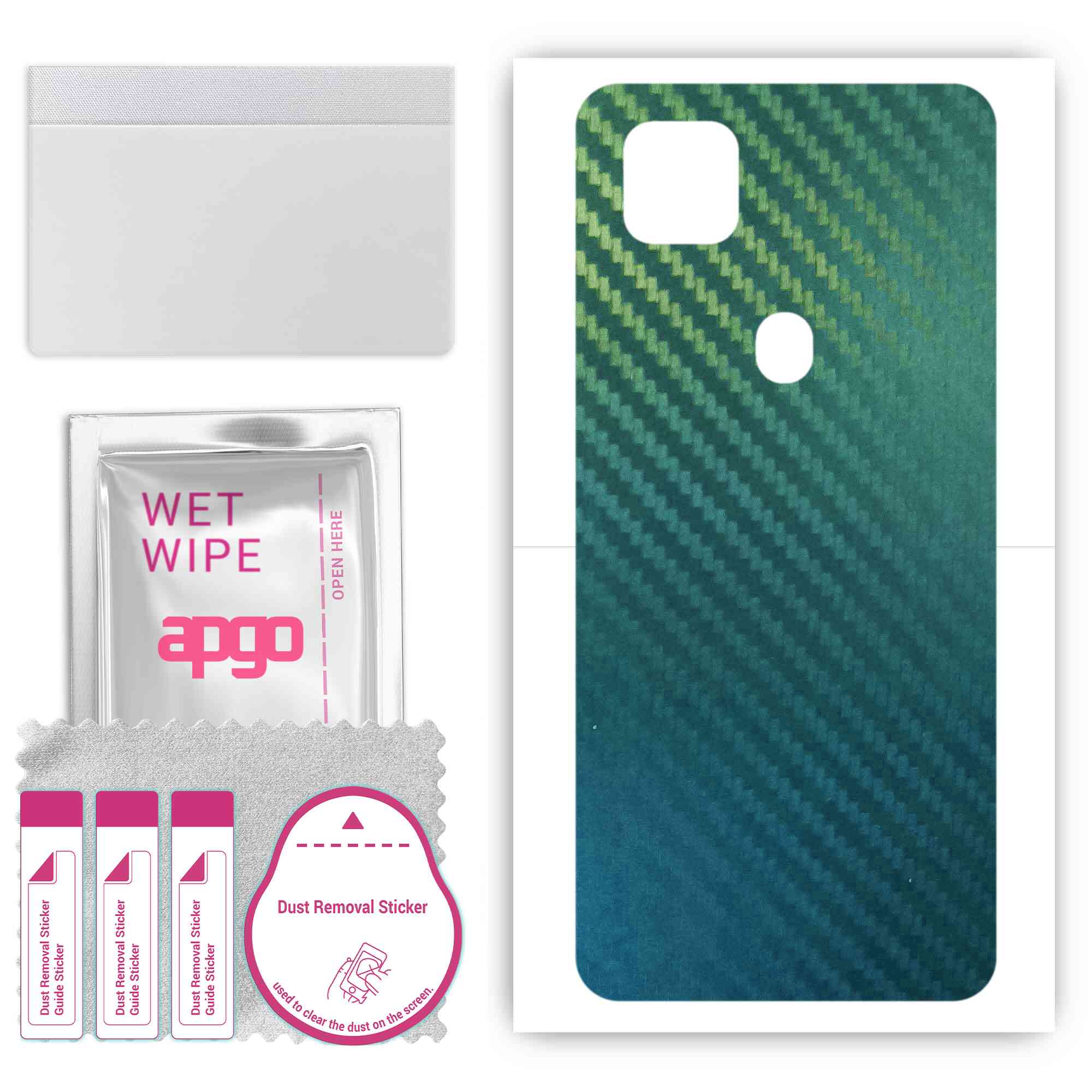 Apgo Protective Skin Sticker for the back compatible with ZTE Blade V Smart, Wrap Film, Foil, Vinyl - Pattern Carbon Chameleon CAKA1
Apgo Protective Skin Sticker for the back compatible with ZTE Blade V Smart, Wrap Film, Foil, Vinyl - Pattern Carbon Chameleon CAKA1