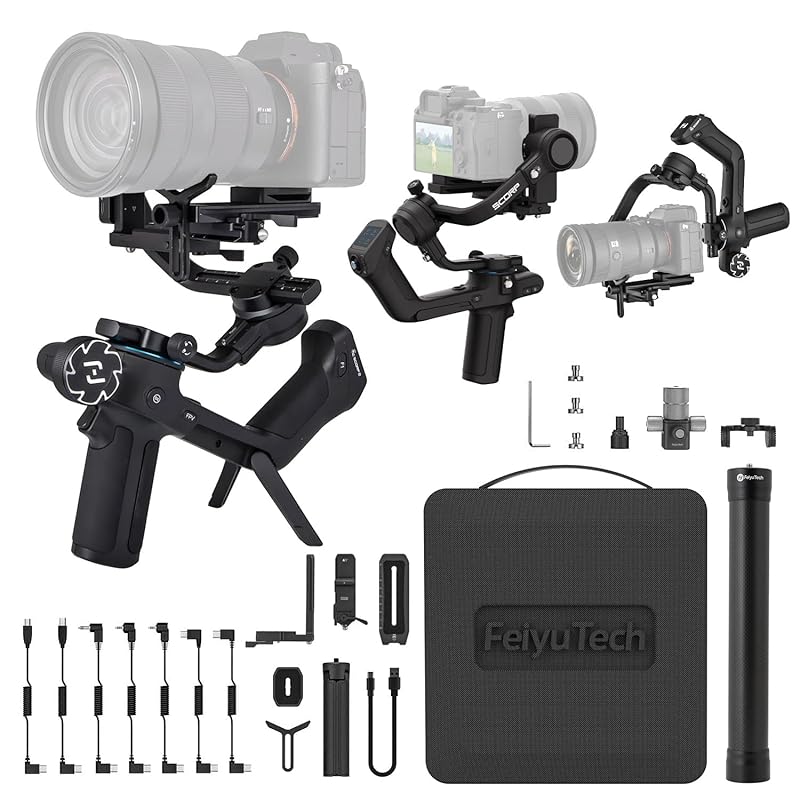 FeiyuTech SCORP 2 complete pack Single-lens reflex camera/mirrorless camera gimbal camera stabilizer [ Canon/Sony/Panasonic/Nikon/Fujifilm/Sigma
FeiyuTech SCORP 2 complete pack Single-lens reflex camera/mirrorless camera gimbal camera stabilizer [ Canon/Sony/Panasonic/Nikon/Fujifilm/Sigma