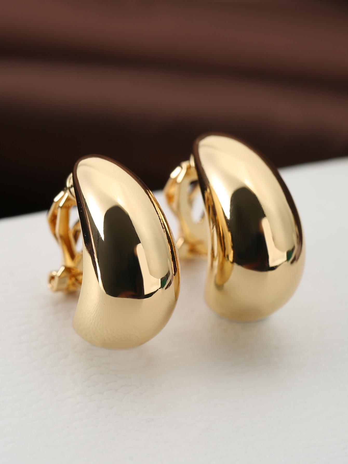 Элегантные европейские и американские клипсы-капли - Не требуют прокола, Полированные, Роскошные женские украшения золотой
Элегантные европейские и американские клипсы-капли - Не требуют прокола, Полированные, Роскошные женские украшения золотой