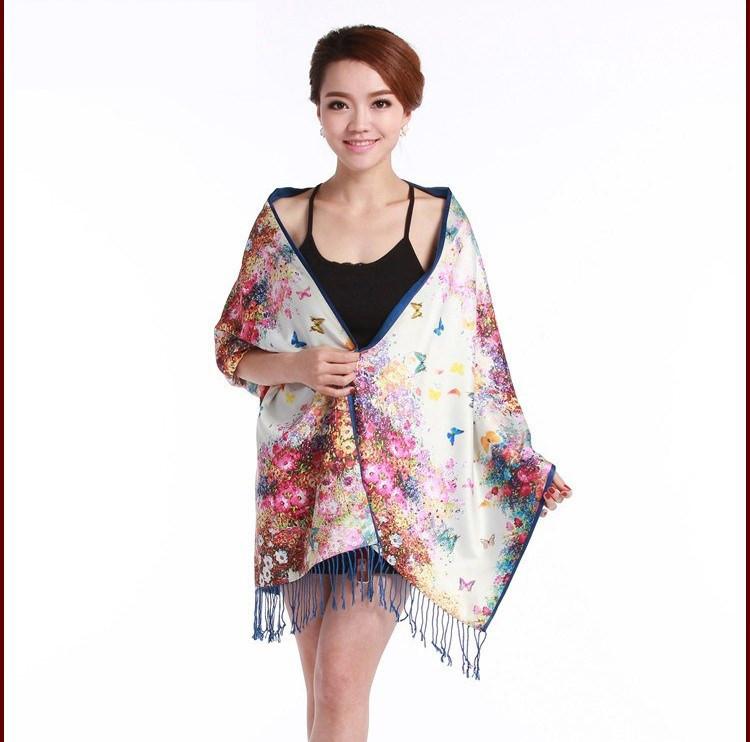 Shanghai Store Brand Foulard Femme Hijab Bandana Scarf Women Long Tassel Floural Print Scarf Winter Shawl Silk Scarves Female
Shanghai Store Brand Foulard Femme Hijab Bandana Scarf Women Long Tassel Floural Print Scarf Winter Shawl Silk Scarves Female