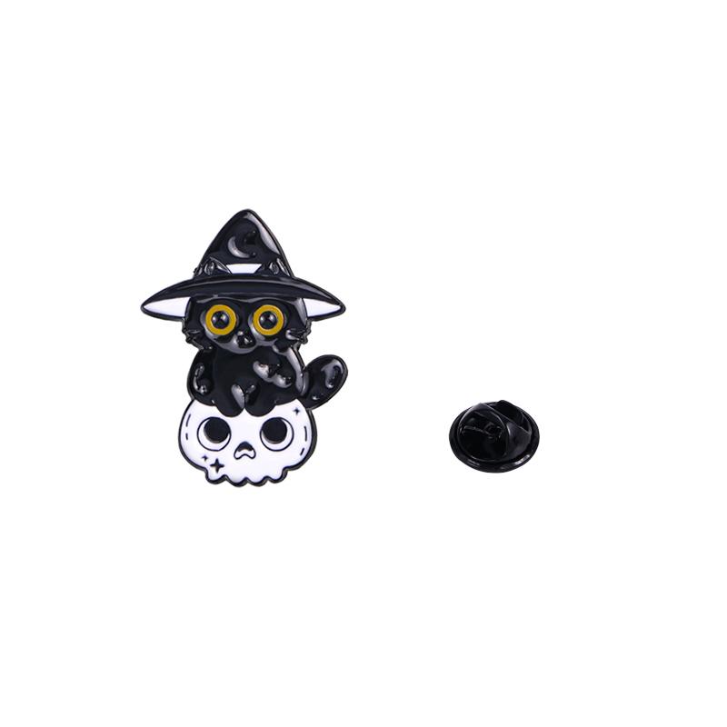 4 Styles Halloween Skull Black Fight Cats Enamel Brooches Darkness Wizard Knife Hat Gun Bat Design Kitten Lapel Pins
4 Styles Halloween Skull Black Fight Cats Enamel Brooches Darkness Wizard Knife Hat Gun Bat Design Kitten Lapel Pins
