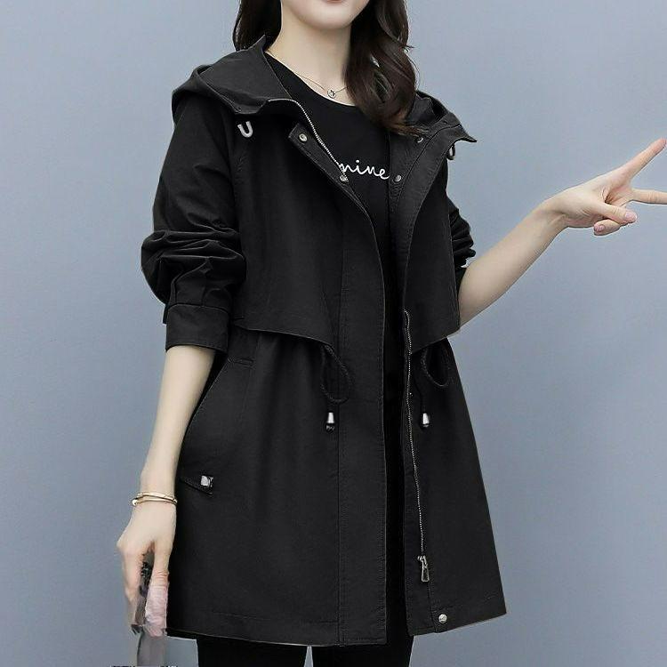 Tooling Windbreaker Women s Mid-length Spring and Autumn Clothes Loose Casual Fashion Army Coffee Color Hooded Jacket Trend 4XL чорний
Tooling Windbreaker Women s Mid-length Spring and Autumn Clothes Loose Casual Fashion Army Coffee Color Hooded Jacket Trend 4XL чорний