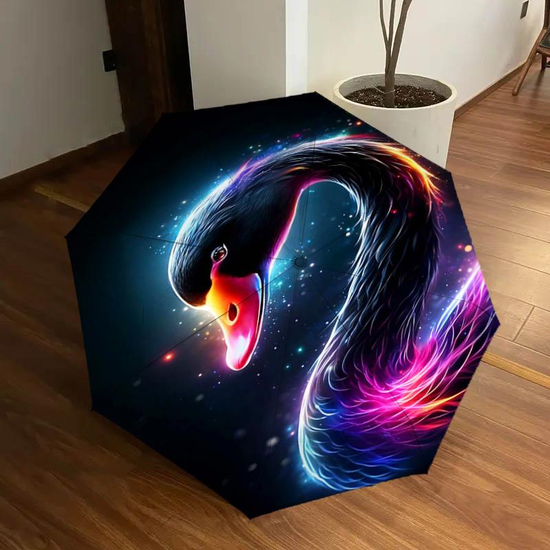 Enchanted Swan Automatic Opening/Closing Umbrella: Portable Tri-Fold Design with 8-Bone Iron Frame - Perfect Festival Gift for Fans, Travele
Enchanted Swan Automatic Opening/Closing Umbrella: Portable Tri-Fold Design with 8-Bone Iron Frame - Perfect Festival Gift for Fans, Travele