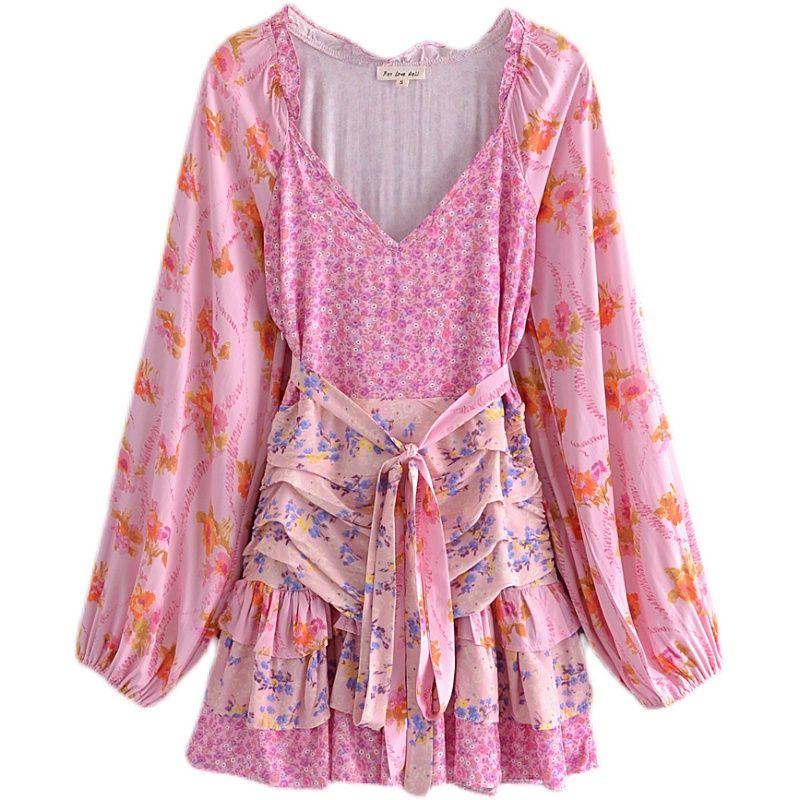 Love European and American Ins Blogger Style Combination of Three-Color Dress 6612 as shown L
Love European and American Ins Blogger Style Combination of Three-Color Dress 6612 as shown L