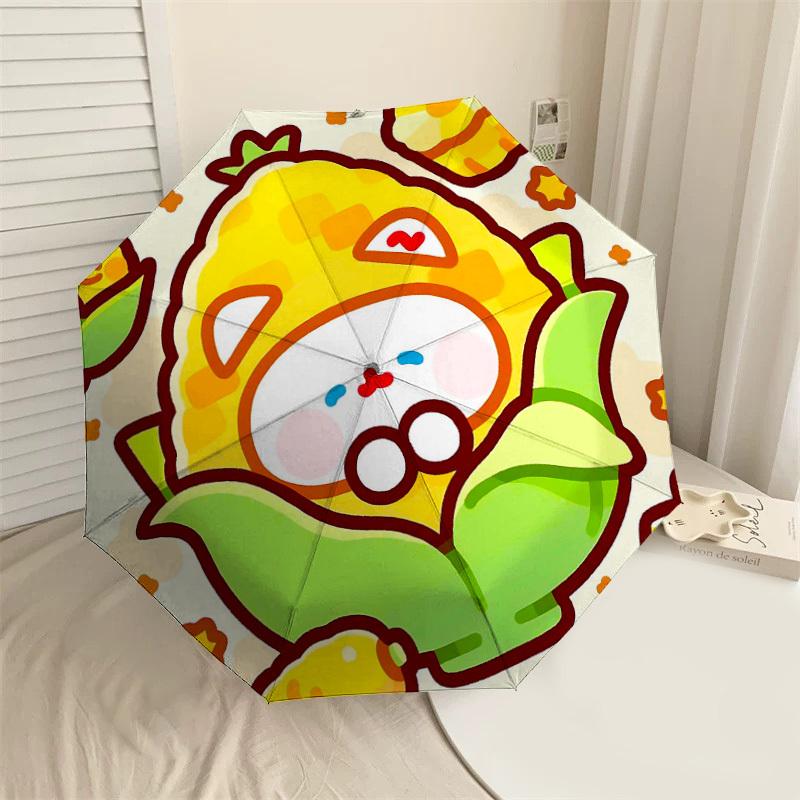 1PC corn character Umbrella-8-Rib Reinforced, Automatic Open, Lightweight & Durable, Cute Fashion Accessory for Outdoor-T382
1PC corn character Umbrella-8-Rib Reinforced, Automatic Open, Lightweight & Durable, Cute Fashion Accessory for Outdoor-T382
