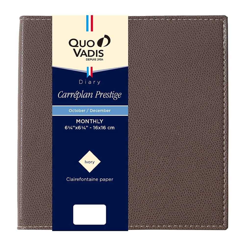 QUOVADIS 2026 Planner Diary Caleplan Prestige/Club (Monthly Block, Starts October 2025, Square Size 16x16cm) Marron Glace qv12402mr
QUOVADIS 2026 Planner Diary Caleplan Prestige/Club (Monthly Block, Starts October 2025, Square Size 16x16cm) Marron Glace qv12402mr