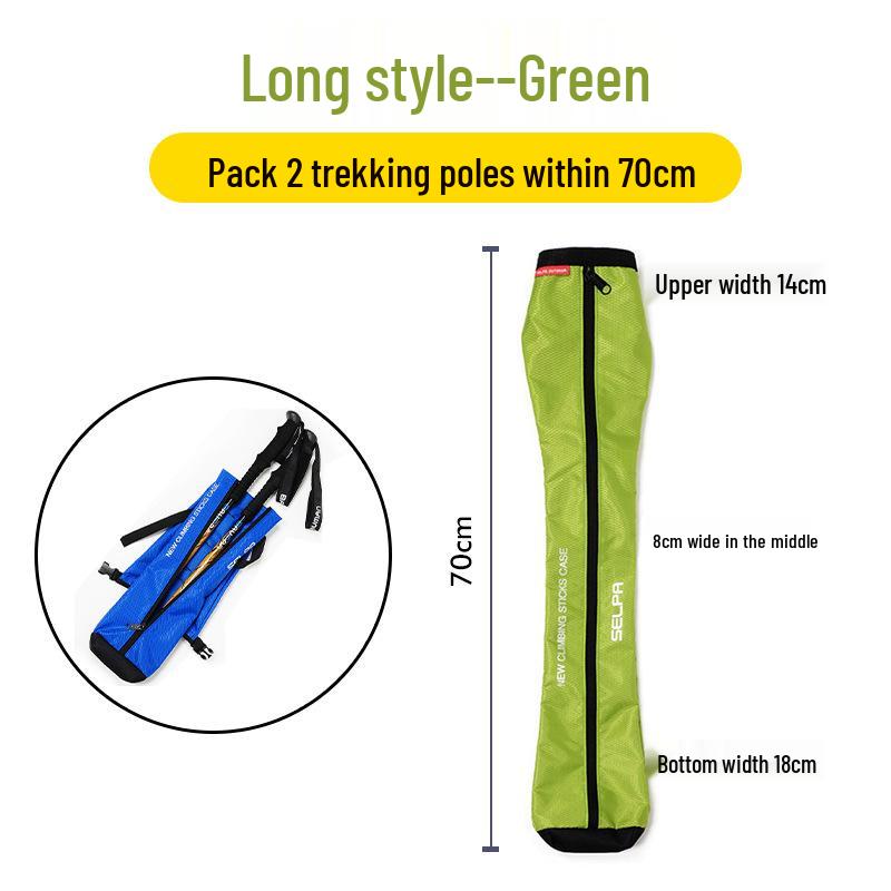 Portable Outdoor Trekking Pole Storage Bag with Humanized Design зелёный
Portable Outdoor Trekking Pole Storage Bag with Humanized Design зелёный
