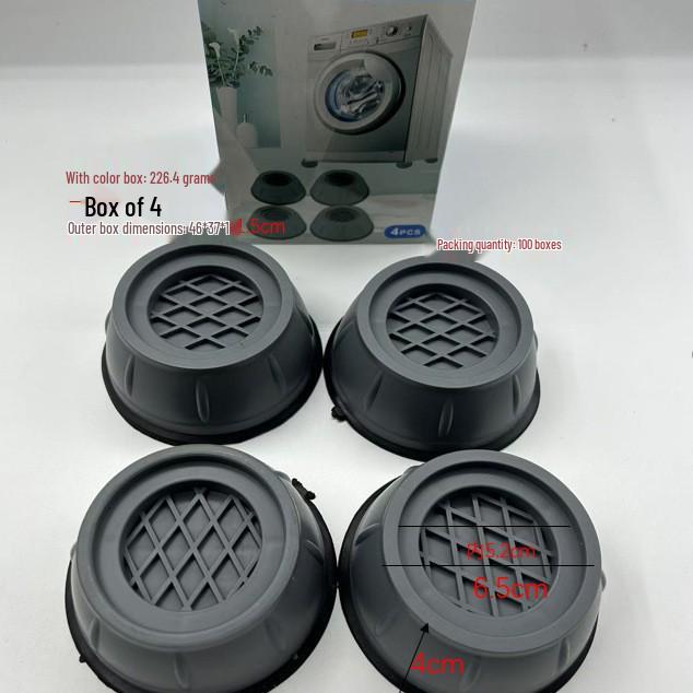 Shockproof Anti-Slip Foot Pads for Washer, Fridge, Furniture Raiser & Support
Shockproof Anti-Slip Foot Pads for Washer, Fridge, Furniture Raiser & Support
