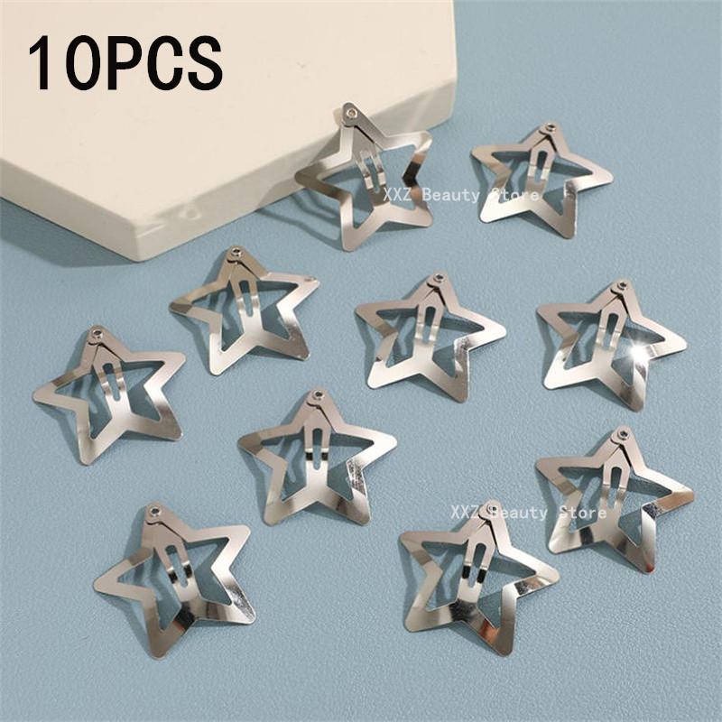 10/50/100/200pcs 3cm Silver Star Hair Clips For Girls Metal Snap Clip Hairpins Barrettes Hair Grip Jewelry Hair Accessories
10/50/100/200pcs 3cm Silver Star Hair Clips For Girls Metal Snap Clip Hairpins Barrettes Hair Grip Jewelry Hair Accessories