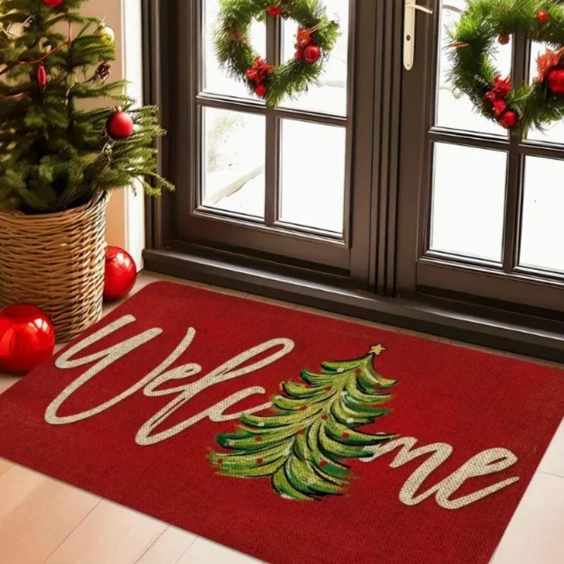 Christmas Santa Welcome Doormat Merry Christmas Design Festive Holiday Mat for Entryway Home Decor 30x50cm
Christmas Santa Welcome Doormat Merry Christmas Design Festive Holiday Mat for Entryway Home Decor 30x50cm