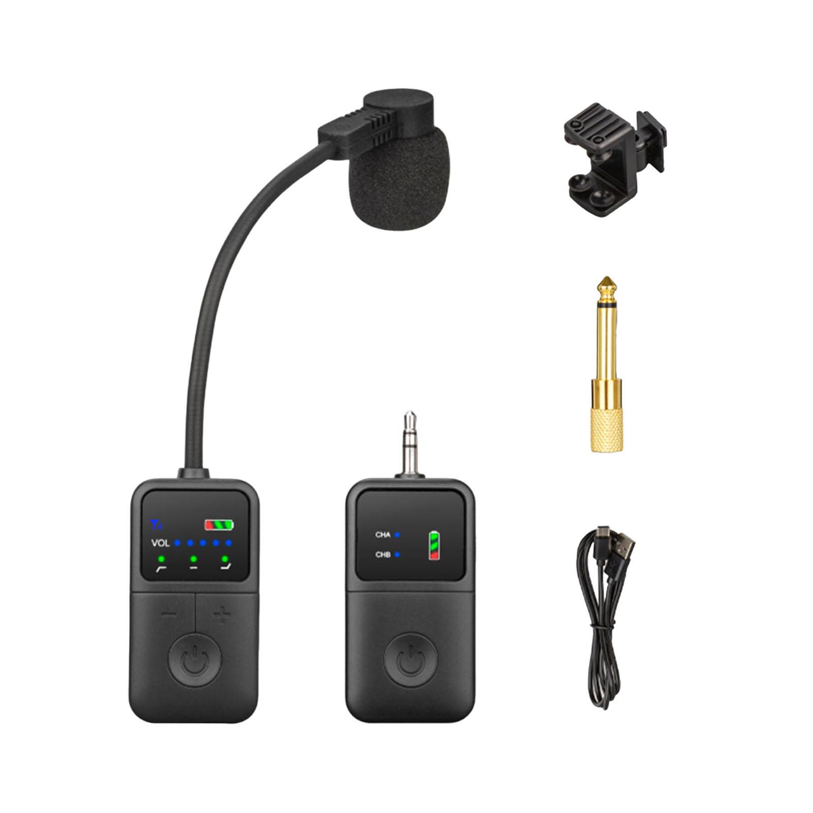Instrument Microphone Rechargeable Adjustable Clip-On Pickup Violin Performance Wireless Microphone for Live Stage Performances
Instrument Microphone Rechargeable Adjustable Clip-On Pickup Violin Performance Wireless Microphone for Live Stage Performances