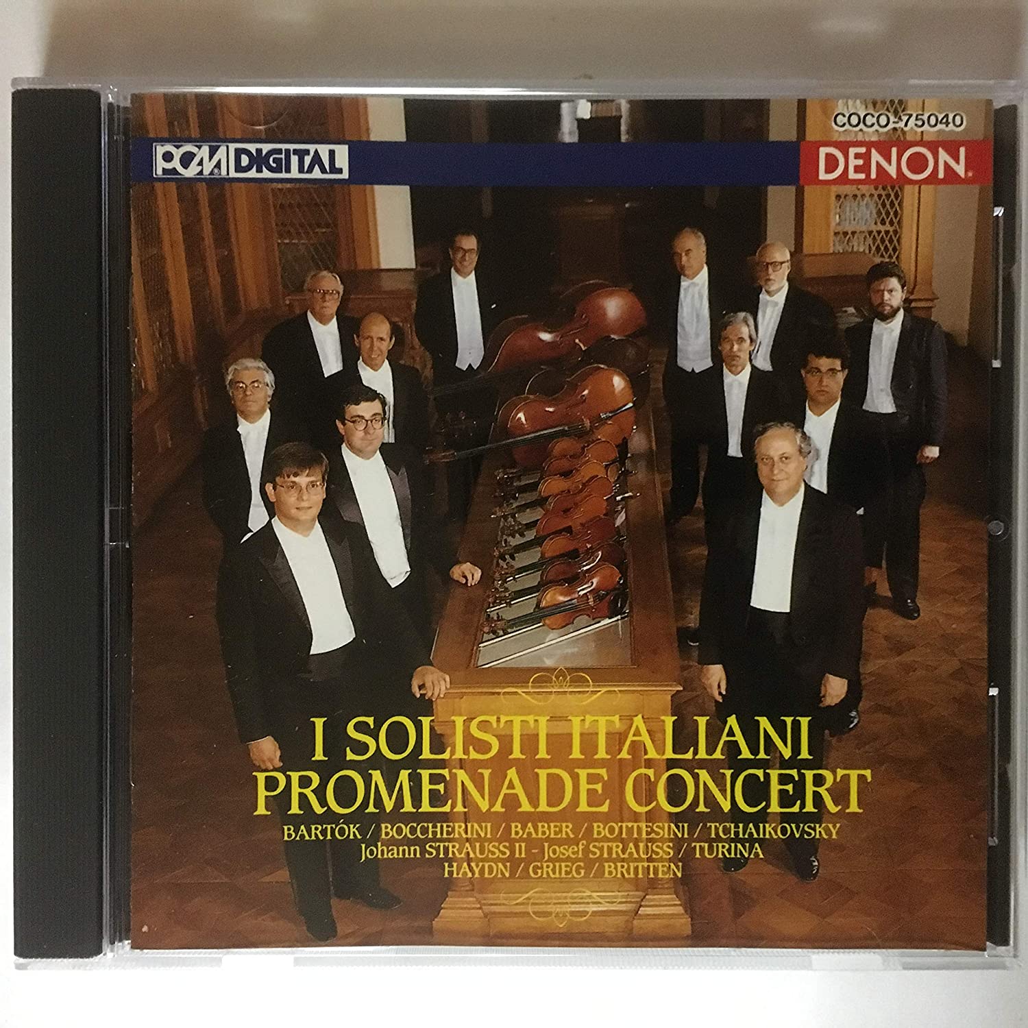 CD ITALIAN ENSEMBLE, GRIEG, BRITTEN, B - Promenade Concert COCO75040 Japan ObiClassical Used
CD ITALIAN ENSEMBLE, GRIEG, BRITTEN, B - Promenade Concert COCO75040 Japan ObiClassical Used