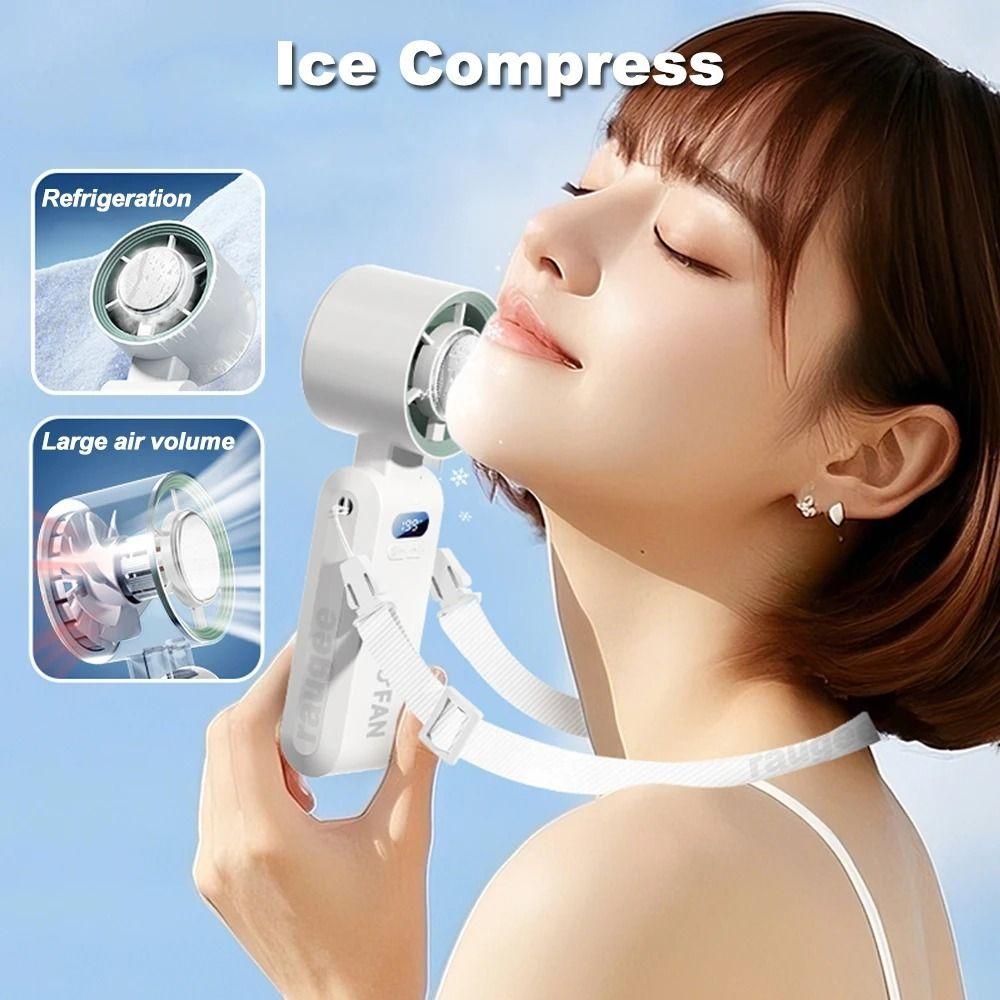 Semiconductor Refrigeration Mini Handheld Fan 135° Rotation Hanging Neck Fan Outdoor Travel рожевий
Semiconductor Refrigeration Mini Handheld Fan 135° Rotation Hanging Neck Fan Outdoor Travel рожевий
