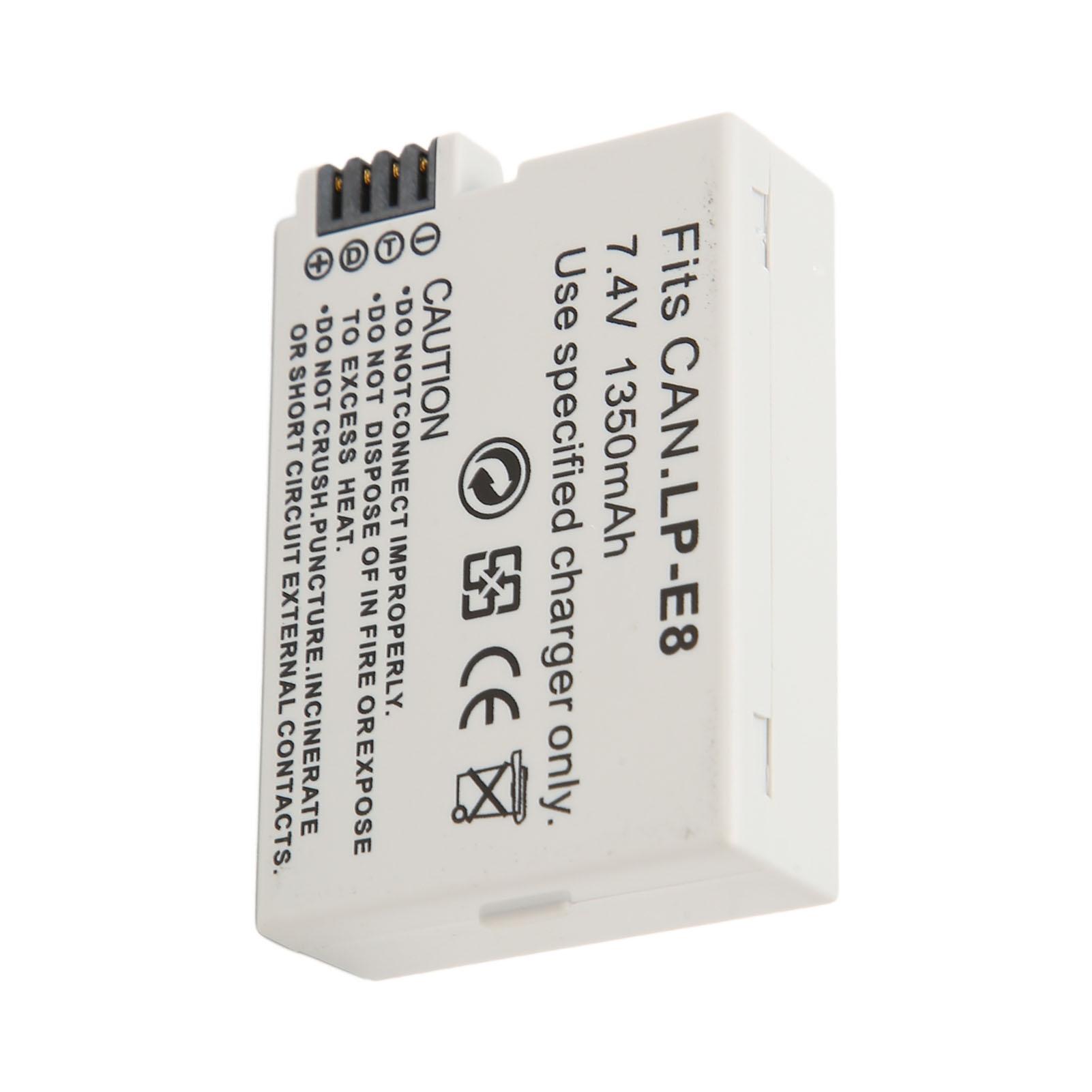 Аккумулятор для камеры 1350 мАч 7,4 В Аккумулятор для камеры для 600D 700D 550D 650D X7i X6 X6i X5 X4 T2i
Аккумулятор для камеры 1350 мАч 7,4 В Аккумулятор для камеры для 600D 700D 550D 650D X7i X6 X6i X5 X4 T2i