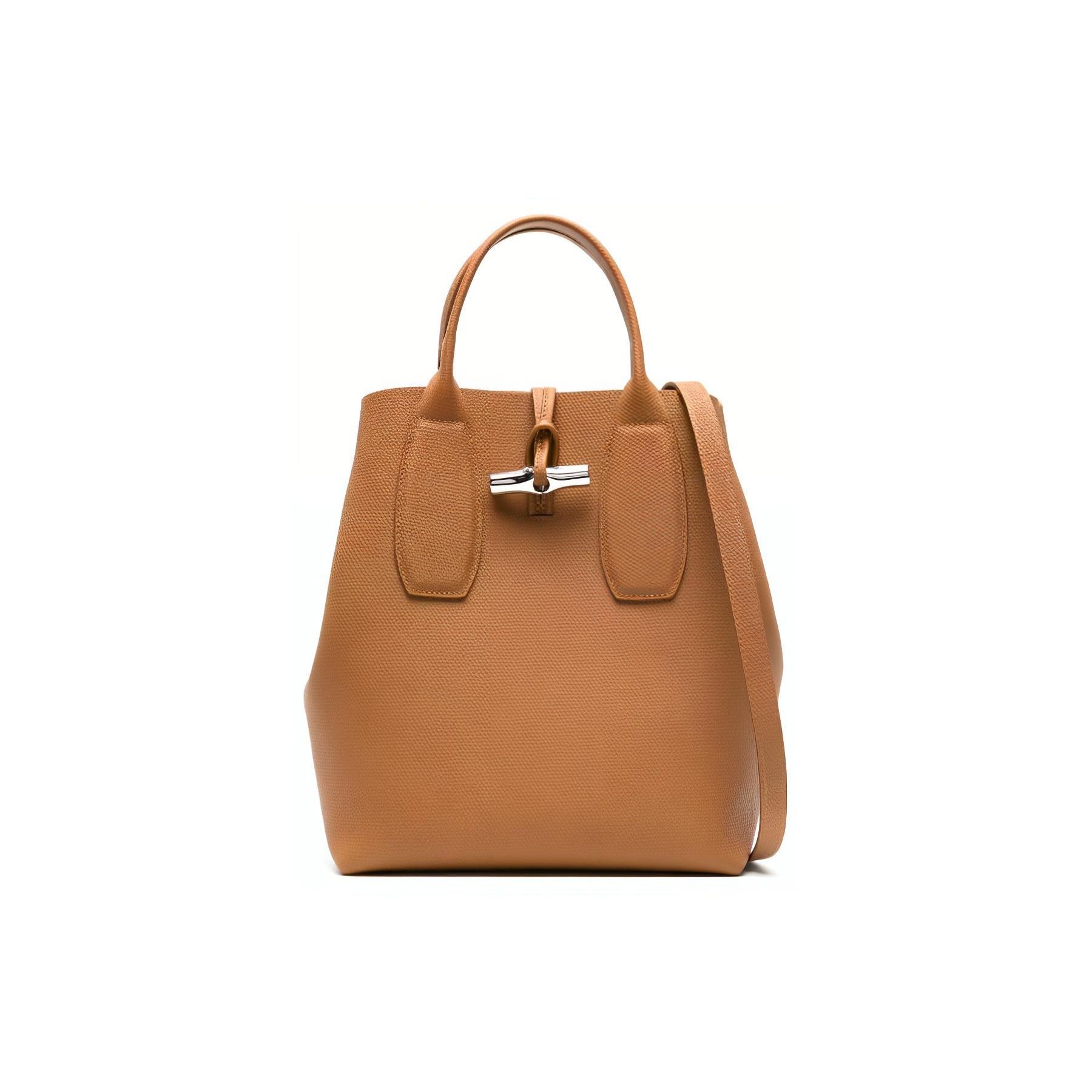 Longchamp Le Roseau Bamboo Buckle Textured Open Top Tote Bag Women Tote Caramel-Brown 10228HPN016 Basic Set (Bag+Dust Bag)
Longchamp Le Roseau Bamboo Buckle Textured Open Top Tote Bag Women Tote Caramel-Brown 10228HPN016 Basic Set (Bag+Dust Bag)