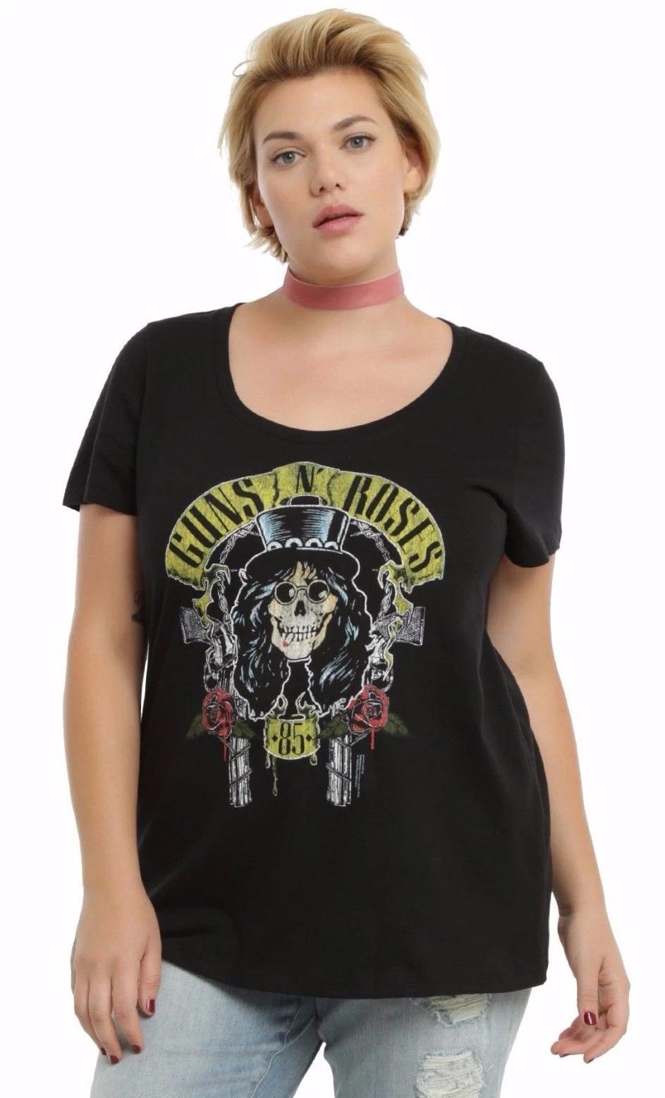 Guns N Roses SLASH SKULL Women s Girls Plus Size T-Shirt NEW 100% Authentic 3XL
Guns N Roses SLASH SKULL Women s Girls Plus Size T-Shirt NEW 100% Authentic 3XL