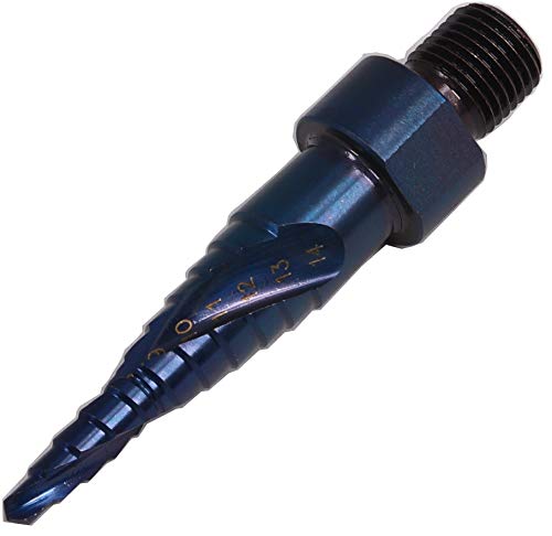 Ichinen Access (Formerly IM-STB414) MUST TOOL Bit Socket Spiral Step Drill, 0.2 - 0.6 inches (4 - 14 mm) (11 Steps) 19868
Ichinen Access (Formerly IM-STB414) MUST TOOL Bit Socket Spiral Step Drill, 0.2 - 0.6 inches (4 - 14 mm) (11 Steps) 19868