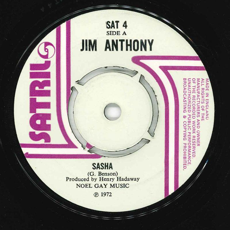 7inch Record JIM ANTHONY Sasha White Rose SAT4 Satril 1972 UK Rock Used
7inch Record JIM ANTHONY Sasha White Rose SAT4 Satril 1972 UK Rock Used