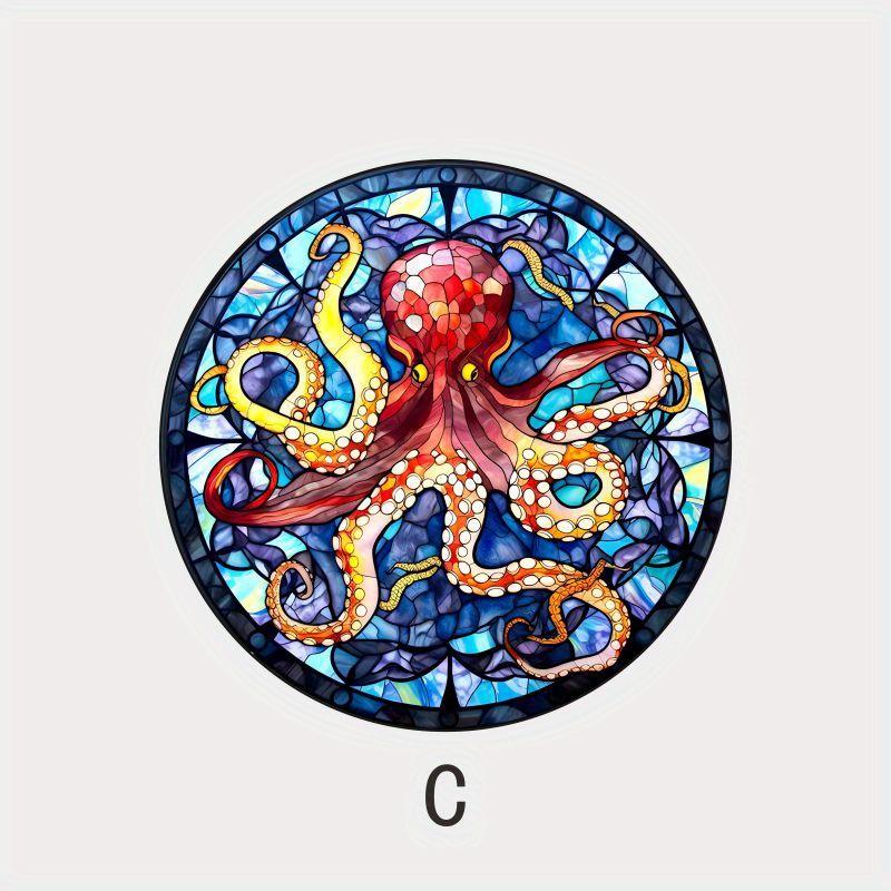 1pc Car RV Home Decoration Static Cling Glass Sticker Sunshine Capture Collision Art Sticker - Seahorse/Crabs/Octopuses#61
1pc Car RV Home Decoration Static Cling Glass Sticker Sunshine Capture Collision Art Sticker - Seahorse/Crabs/Octopuses#61