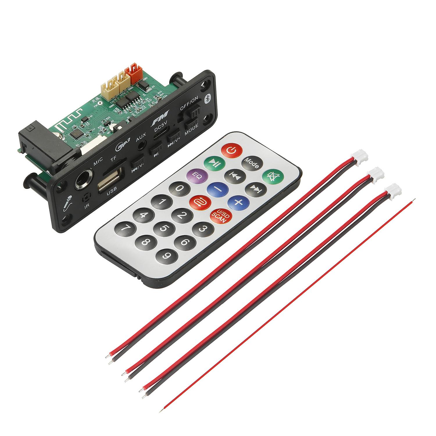 MP3 Bluetooth Amplifier Decoder Board 2 * 3W With Microphone Jack MIC Bluetooth 5.3 Lossless U disk TF Card AUX Player чорний
MP3 Bluetooth Amplifier Decoder Board 2 * 3W With Microphone Jack MIC Bluetooth 5.3 Lossless U disk TF Card AUX Player чорний