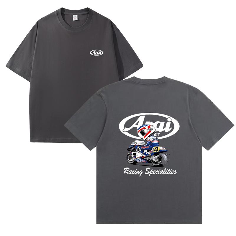 Summer Arai Couple Pure Cotton Motorcycle Short Sleeved Cycling T-shirt Versatile Top 3XL сірий
Summer Arai Couple Pure Cotton Motorcycle Short Sleeved Cycling T-shirt Versatile Top 3XL сірий