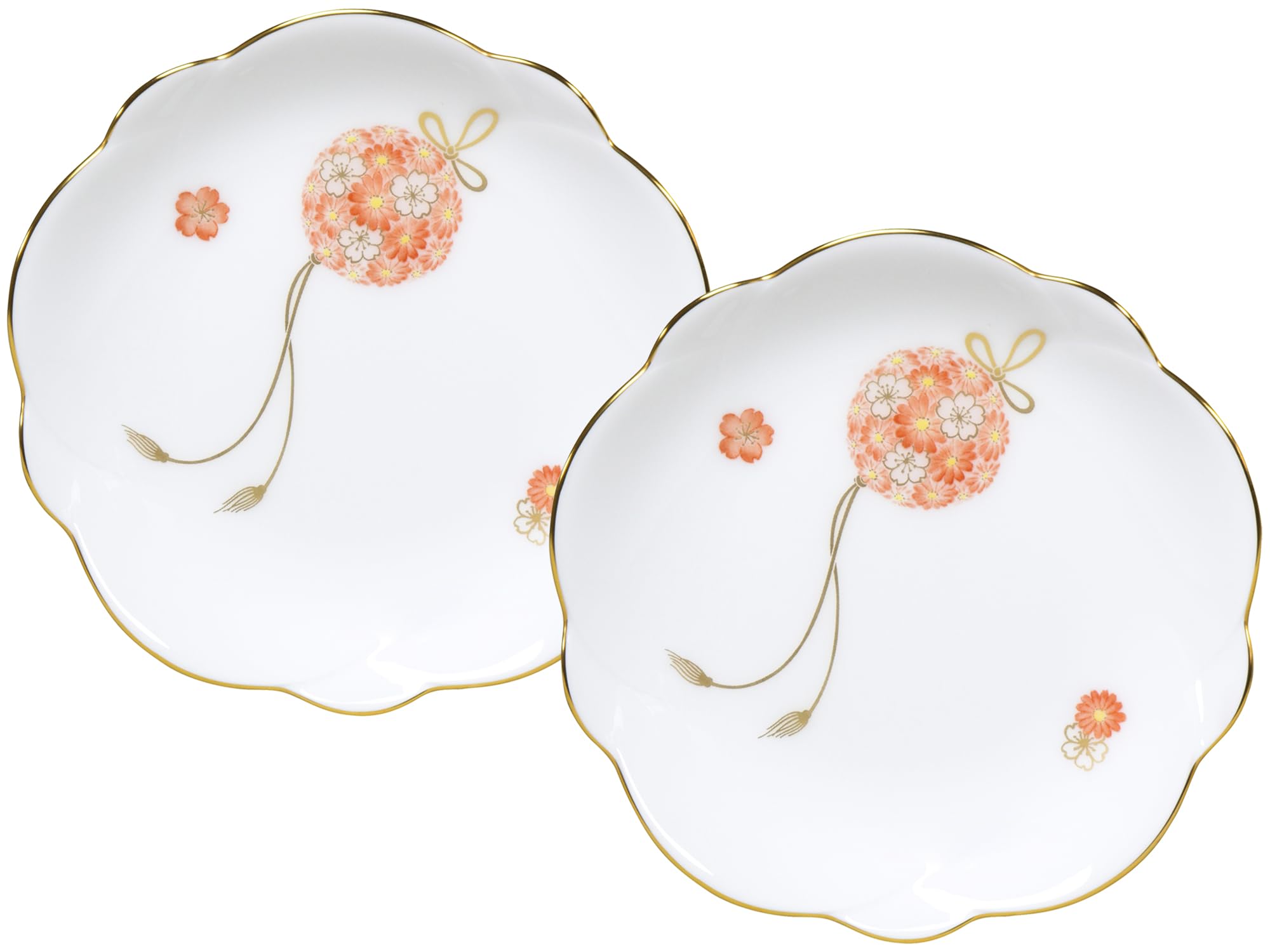 Okura Pottery Art, Hanamari, 13cm Plum-Shaped Small Plate Set (Pair), Made in Japan, 114HR/3221
Okura Pottery Art, Hanamari, 13cm Plum-Shaped Small Plate Set (Pair), Made in Japan, 114HR/3221