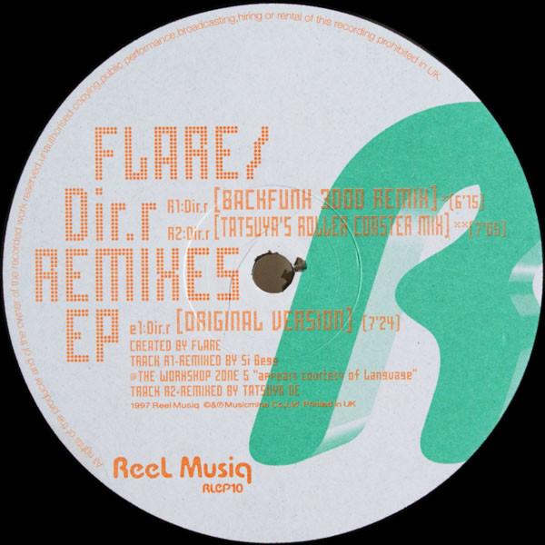 12inch Record FLARE - Dir.r Remixes EP RLEP10 Reel Musiq 1997 Japan Dance & Electronica Used
12inch Record FLARE - Dir.r Remixes EP RLEP10 Reel Musiq 1997 Japan Dance & Electronica Used