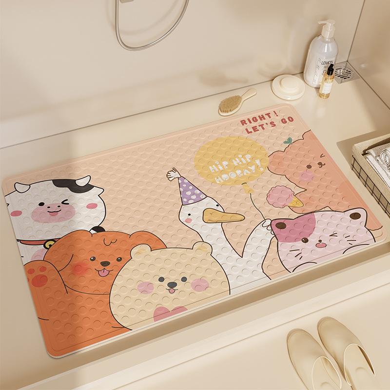 Милый противоскользящий коврик с присоской в виде животного для детей, пожилых, беременных женщин, для ванной, купания, противоскользящий коврик с присоской для предотвращения падений 40*70cm
Милый противоскользящий коврик с присоской в виде животного для детей, пожилых, беременных женщин, для ванной, купания, противоскользящий коврик с присоской для предотвращения падений 40*70cm
