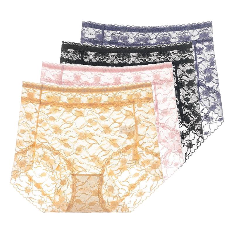Lace High Waist Panties for Women Sheer Mesh Stretchy Briefs Sexy Comfortable Underwear Plus Size Lingerie 3XL
Lace High Waist Panties for Women Sheer Mesh Stretchy Briefs Sexy Comfortable Underwear Plus Size Lingerie 3XL