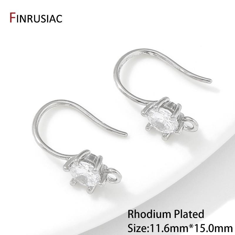 18K Gold Plated Earring Hooks Component,Brass Inlaid Zircon Ear Wire Hooks Earring Fittings For DIY Jewelry Making Findings 1 Pair
18K Gold Plated Earring Hooks Component,Brass Inlaid Zircon Ear Wire Hooks Earring Fittings For DIY Jewelry Making Findings 1 Pair