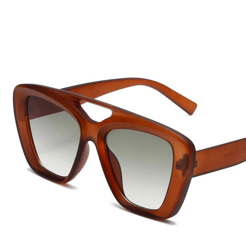 Vintage Designer Double Bridge Cat Eye Sun Glasses For Ladies For For Gents Popular Luxury Sun Glasses Punk For Drivers Shades UV400 As The Picture
Vintage Designer Double Bridge Cat Eye Sun Glasses For Ladies For For Gents Popular Luxury Sun Glasses Punk For Drivers Shades UV400 As The Picture