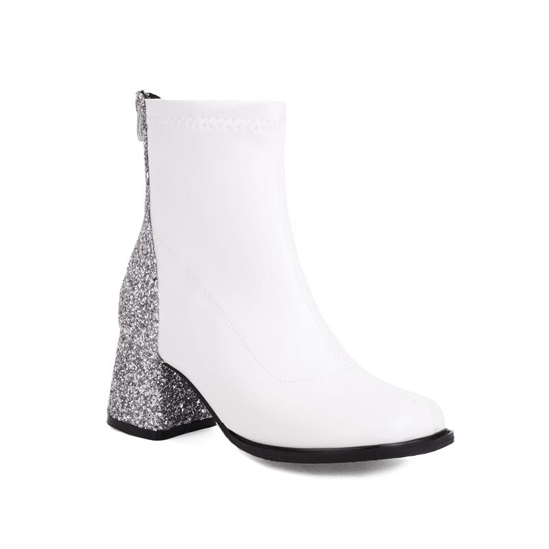 Жіночі ботильйони з круглим носком, товсті високі підбори, блискавки, короткі чоботи, жіноче модне взуття, зима, чорний, білий, червоний 46 40 білий
Жіночі ботильйони з круглим носком, товсті високі підбори, блискавки, короткі чоботи, жіноче модне взуття, зима, чорний, білий, червоний 46 40 білий