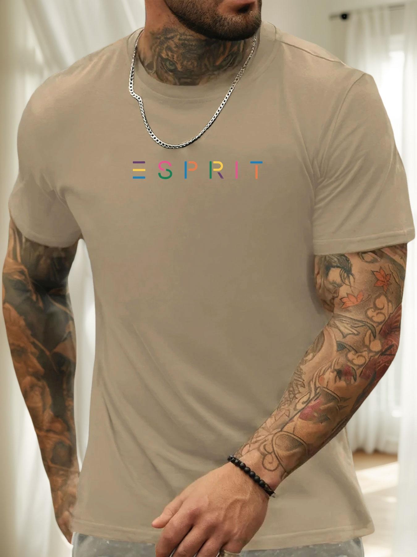 Футболка з коротким рукавом ESPRIT Чоловіча 100% Бавовна З принтом Літня З круглим вирізом Дихаюча Повсякденна Модна Крута Футболка L
Футболка з коротким рукавом ESPRIT Чоловіча 100% Бавовна З принтом Літня З круглим вирізом Дихаюча Повсякденна Модна Крута Футболка L