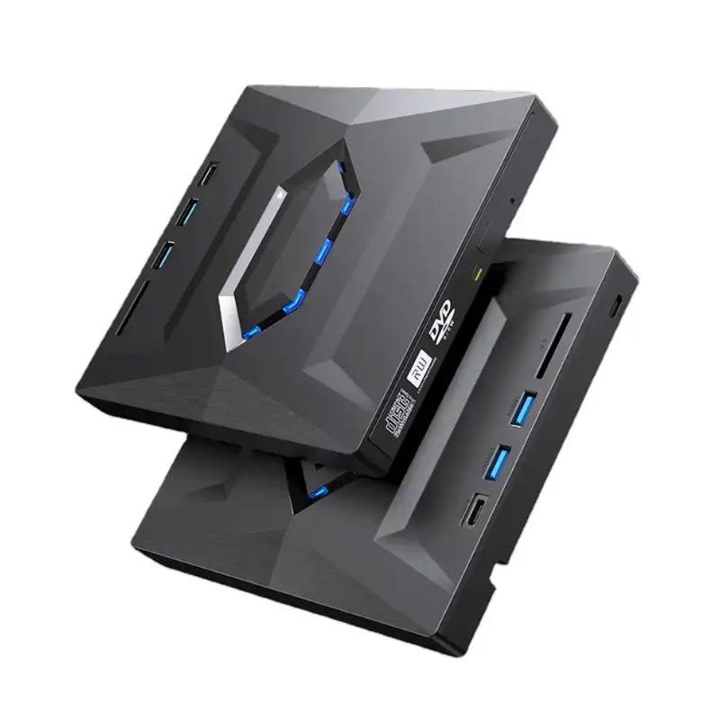 Зовнішній оптичний привід 5-в-1 USB-C: Записувач CD/DVD та програвач VCD, драйвери не потрібні чорний
Зовнішній оптичний привід 5-в-1 USB-C: Записувач CD/DVD та програвач VCD, драйвери не потрібні чорний