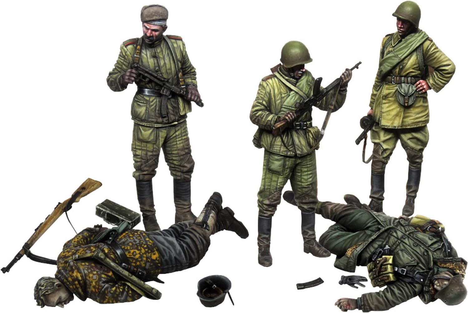 Evolution Miniatures Soviet Red Army Infantry and Big Set 11 5 pieces Resin Kit 1/35 Russia/USSR BigSet-11
Evolution Miniatures Soviet Red Army Infantry and Big Set 11 5 pieces Resin Kit 1/35 Russia/USSR BigSet-11