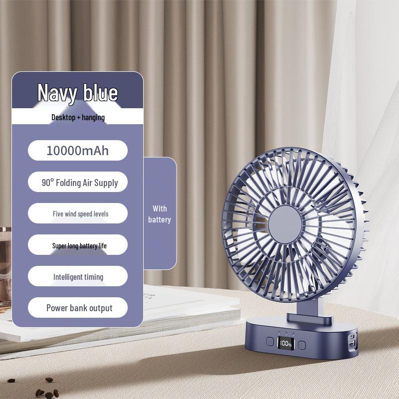 10,000mAh High-Capacity Silent Desktop Fan with Strong Wind, Long Battery Life, for Outdoor Camping, USB-Powered 152*66*200MM
10,000mAh High-Capacity Silent Desktop Fan with Strong Wind, Long Battery Life, for Outdoor Camping, USB-Powered 152*66*200MM