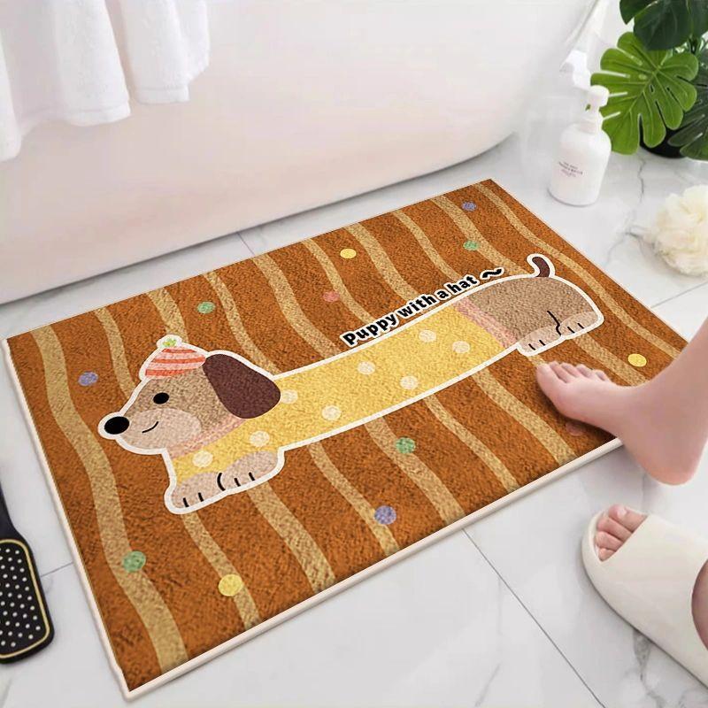 Imitation cashmere bathroom absorbent floor mat cartoon bathroom thickened toilet door mat for household use 40X60cm 15.7X23.6in
Imitation cashmere bathroom absorbent floor mat cartoon bathroom thickened toilet door mat for household use 40X60cm 15.7X23.6in