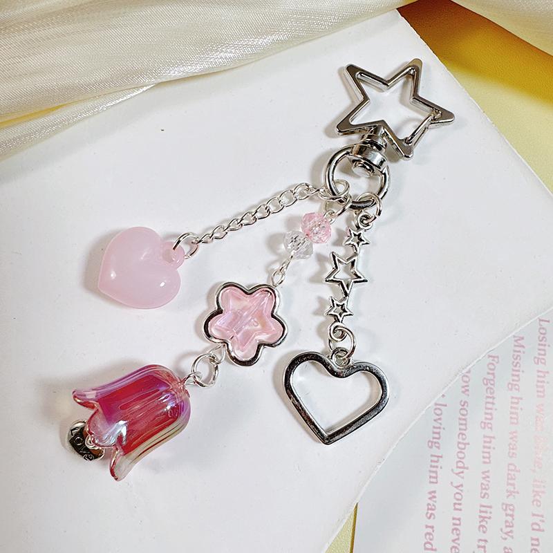 Модный брелок в виде цветка и звезды в форме сердца, универсальный милый ремешок для мобильного телефона, изысканный рюкзак, украшения, аксессуары, подарки A1
Модный брелок в виде цветка и звезды в форме сердца, универсальный милый ремешок для мобильного телефона, изысканный рюкзак, украшения, аксессуары, подарки A1