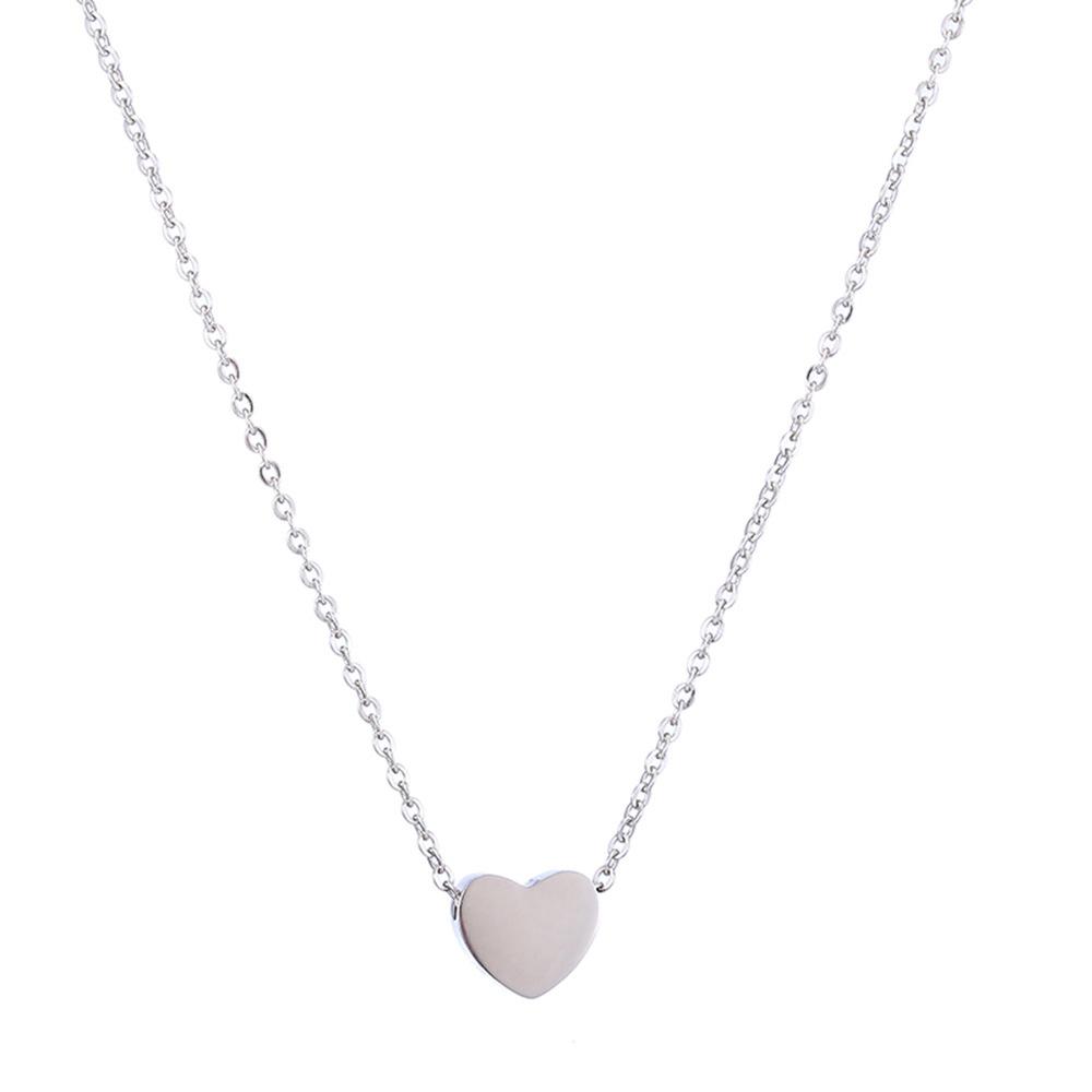 Delicate Tiny Small Love Heart Pendant Female Gold Silver Color Stainless Steel Simple Necklaces For Women Jewelry Gift 2025 45cm
Delicate Tiny Small Love Heart Pendant Female Gold Silver Color Stainless Steel Simple Necklaces For Women Jewelry Gift 2025 45cm