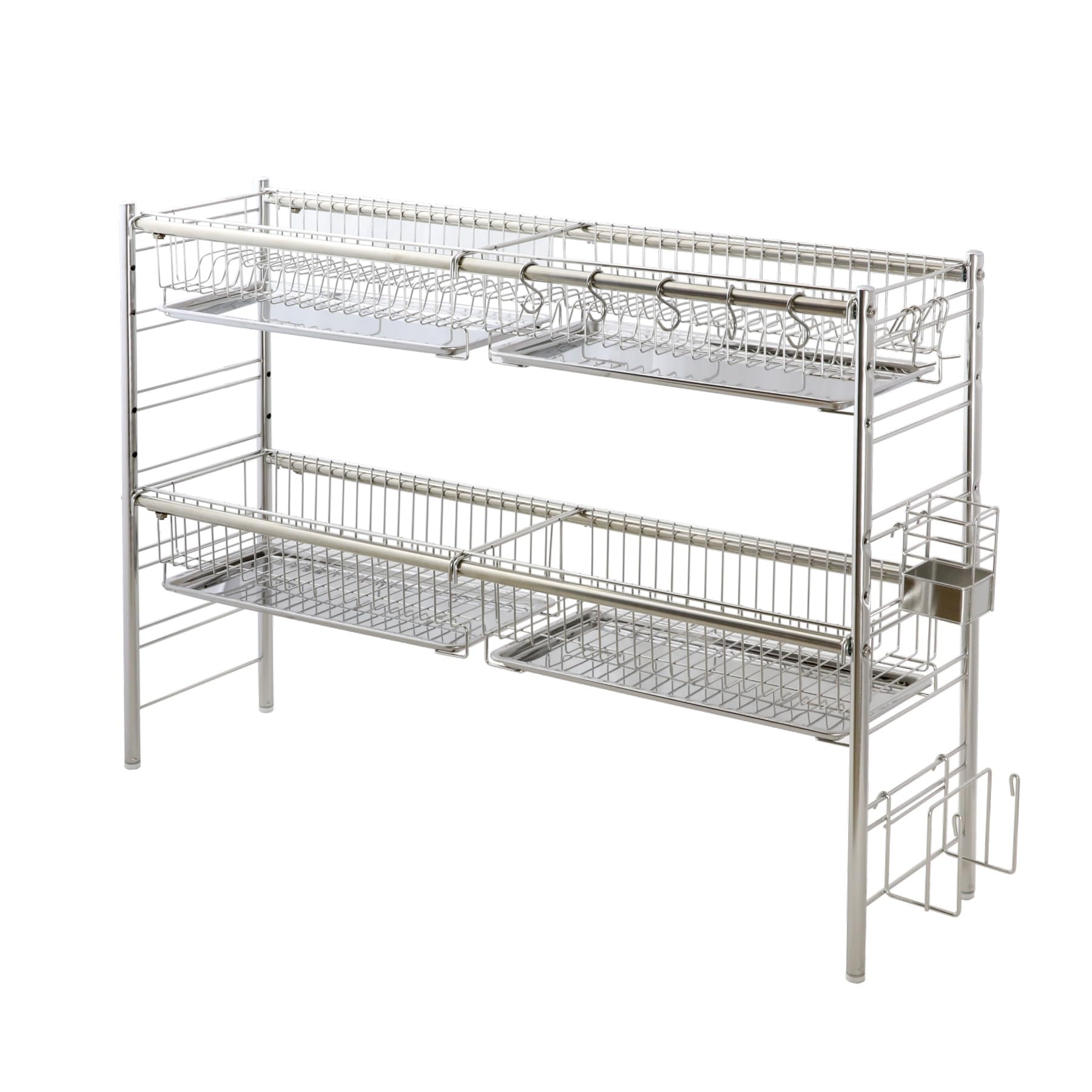Kawaguchi Kohki Over the Sink Telescoping System Drainer Rack Depth 23cm Stainless Steel 4 22421 Tsubame Sanjo Made in Japan (2 Tiers, Baskets) серебряный
Kawaguchi Kohki Over the Sink Telescoping System Drainer Rack Depth 23cm Stainless Steel 4 22421 Tsubame Sanjo Made in Japan (2 Tiers, Baskets) серебряный