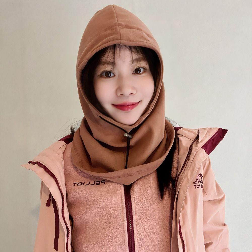 Keep Warm Masks Hood Beanies Drawstring Helmet Hat Soft Fleece Balaclava Hat Outdoor темно-сірий колір
Keep Warm Masks Hood Beanies Drawstring Helmet Hat Soft Fleece Balaclava Hat Outdoor темно-сірий колір