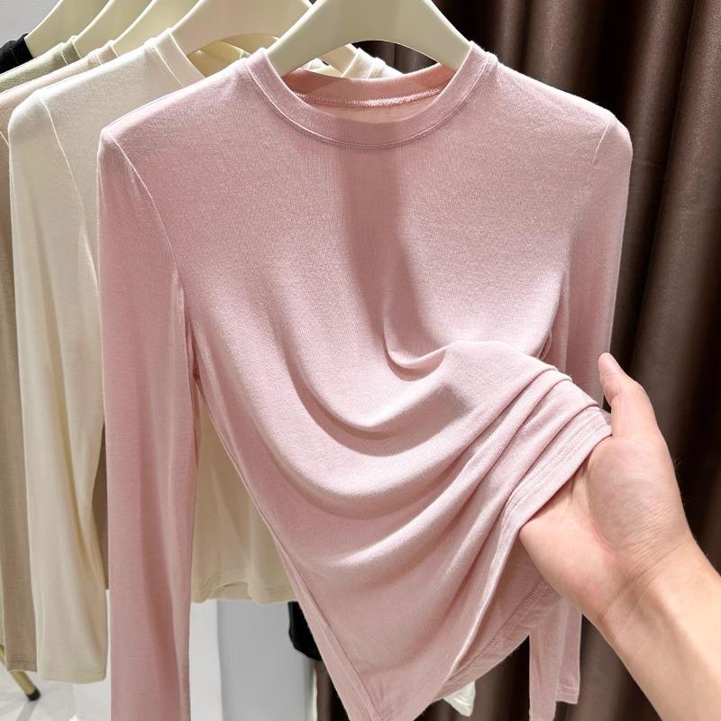 Women s Pink Round Neck Modal Base Layer - Super Elastic Long Sleeve T-Shirt for Spring, Autumn, Winter 2024. S
Women s Pink Round Neck Modal Base Layer - Super Elastic Long Sleeve T-Shirt for Spring, Autumn, Winter 2024. S