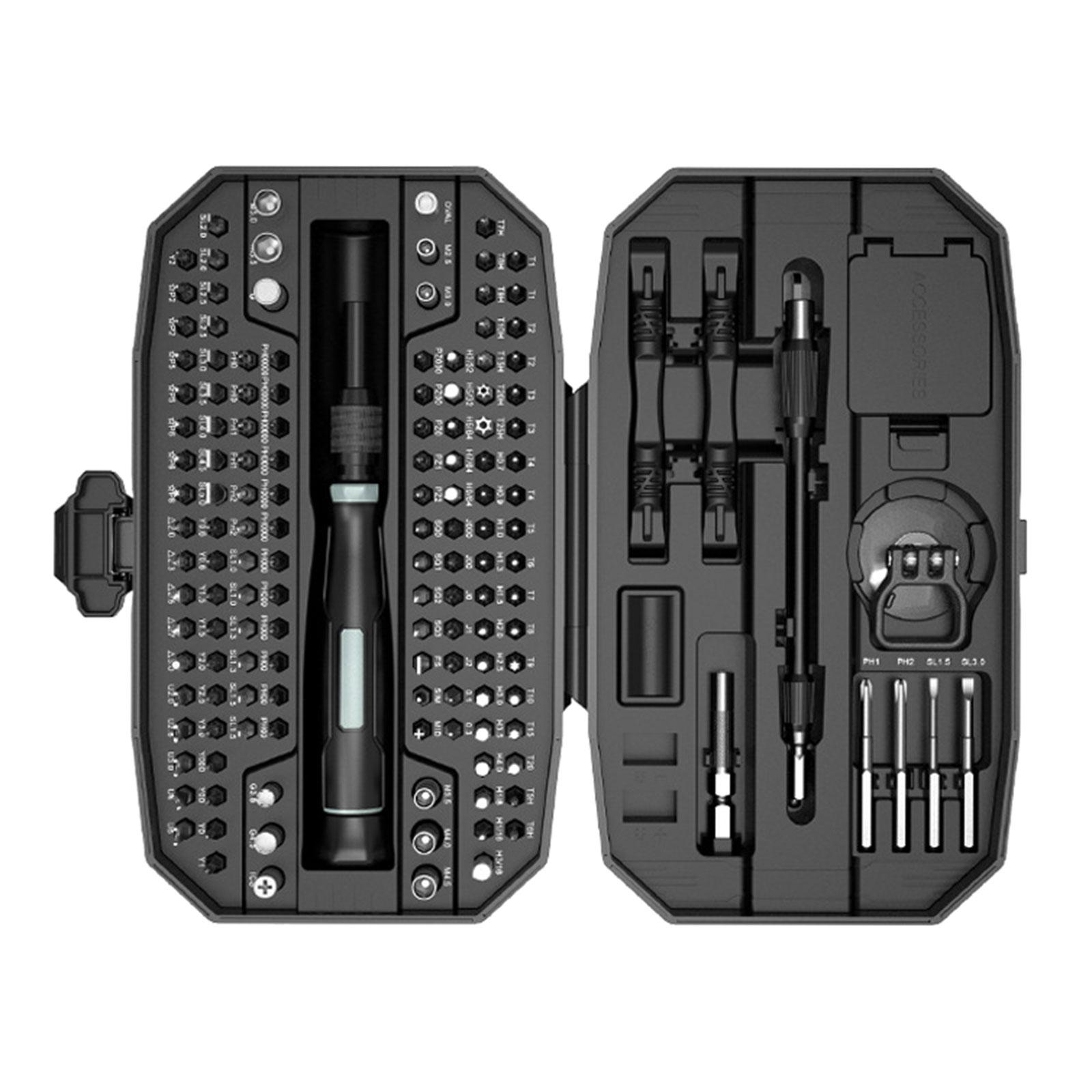 Professional 152 in 1 Screwdriver Set with Anti Fatigue Handle and Portable Storage Case for Electronics Computer Phone чёрный
Professional 152 in 1 Screwdriver Set with Anti Fatigue Handle and Portable Storage Case for Electronics Computer Phone чёрный