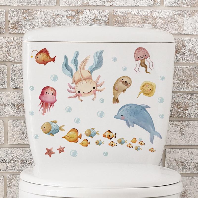 DIY Deep Sea World Animal Wall Stickers for Bathroom Toilet Decor Self Adhesive Stickers 30x30CM разноцветный
DIY Deep Sea World Animal Wall Stickers for Bathroom Toilet Decor Self Adhesive Stickers 30x30CM разноцветный